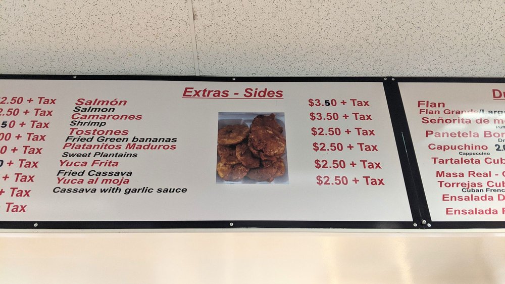 Carlito's Cuban Food Menu - Image 6